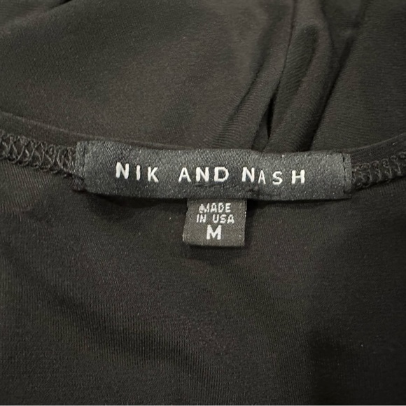 Nik and Nash Black Sleeveless Tunic Dress Medium M - Picture 5 of 7